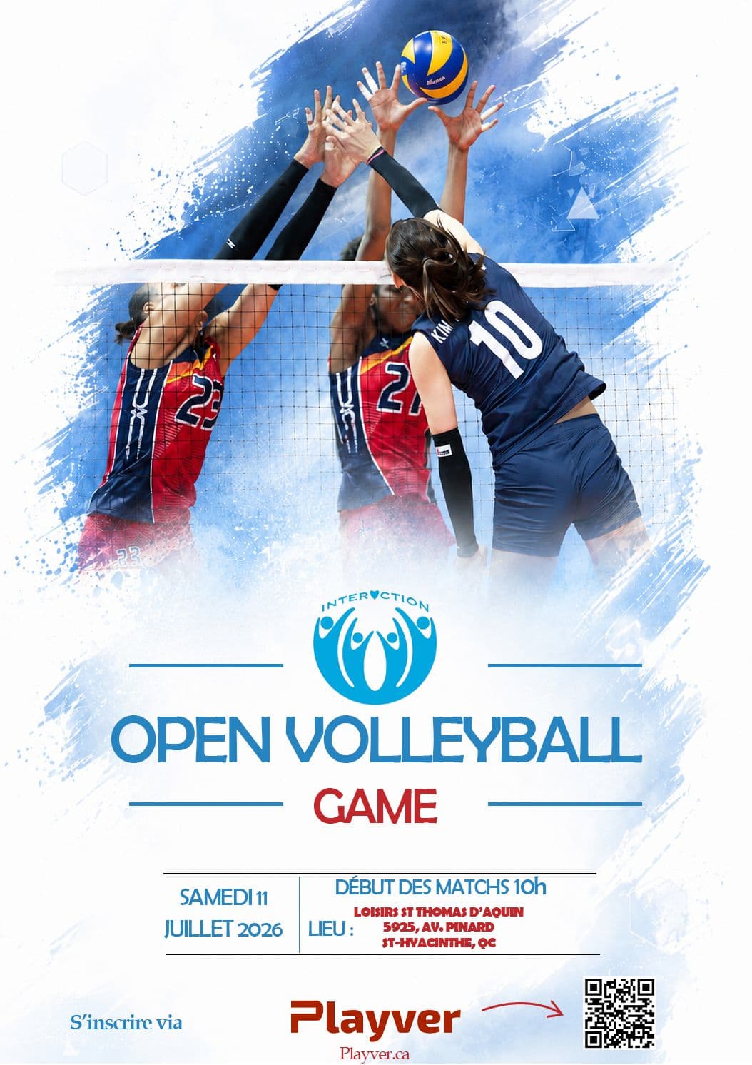 Open Game Volleyball Interaction 2026