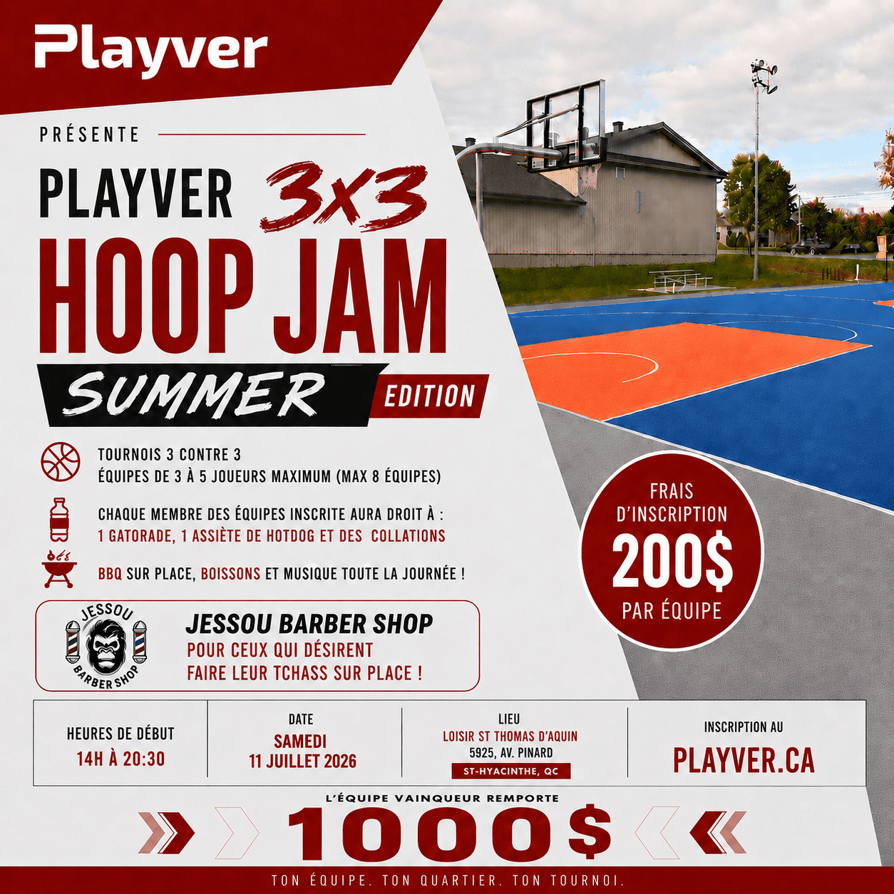 Playver 3x3 Hoop Jam Summer Edition